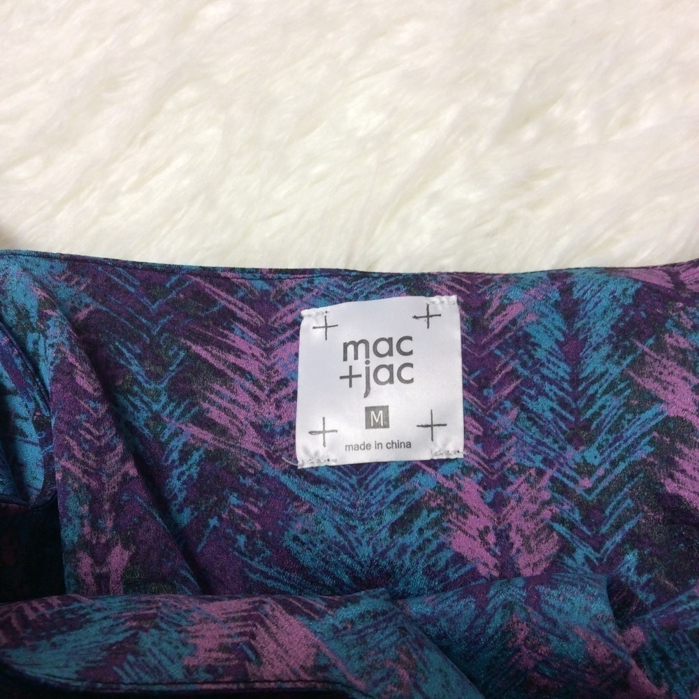 MAC + JAC FEATHER PRINT DRESS - Picture 4 of 5